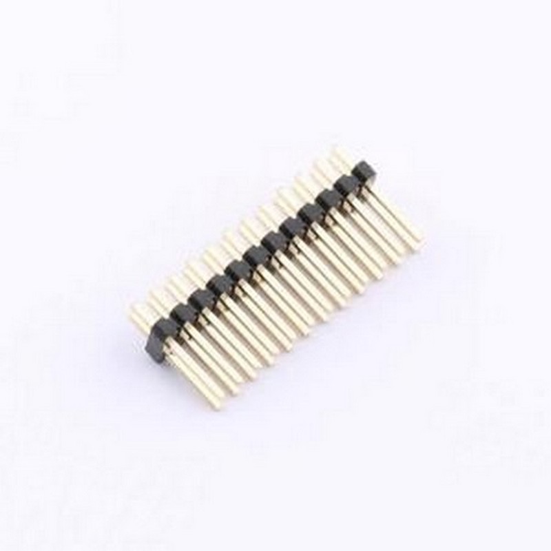 X1321WV-2x12J-C40D18 排针 2x12P 间距:1.27mm 方针 插件,P=1.27