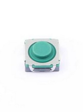 TVFU13-040HG-R 轻触开关 8X8汽车开关/翘脚/4.0H/400gf/黑底绿钮