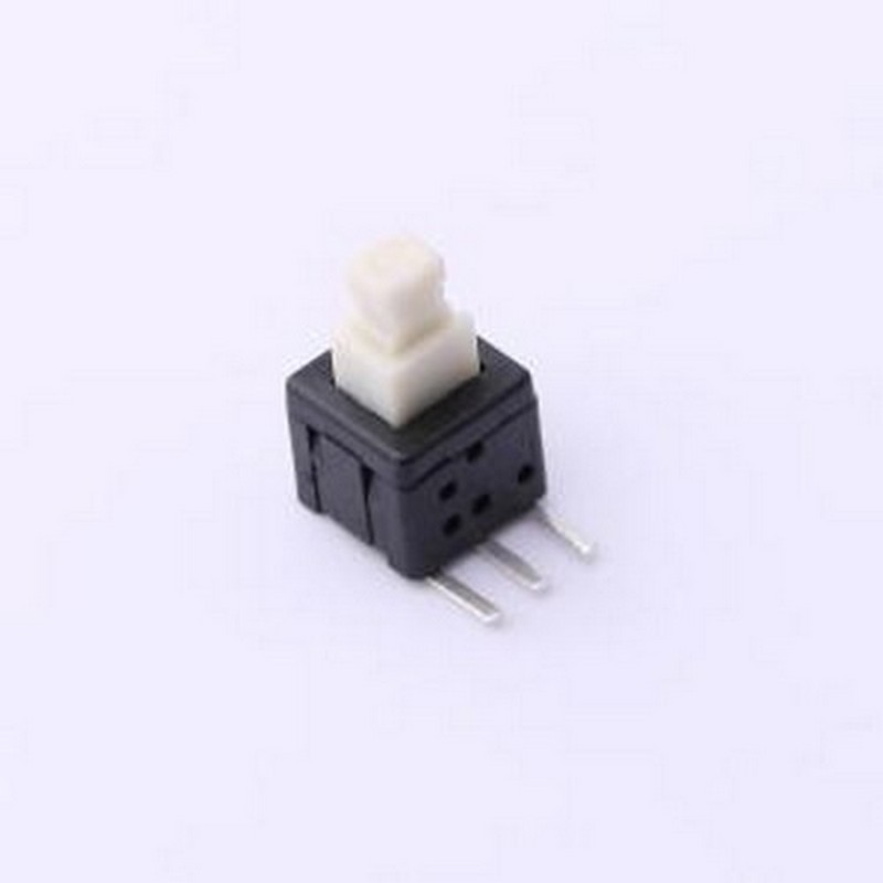 PS-5850SVA-3PL 按键开关 卧式高头自锁,CH=2.9mm无柱,行程1.0mm,