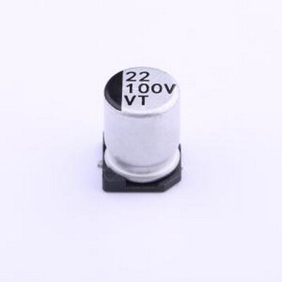 VT2A220M0810 贴片型铝电解电容 22uF ±20% 100V SMD,D8xL10.2mm