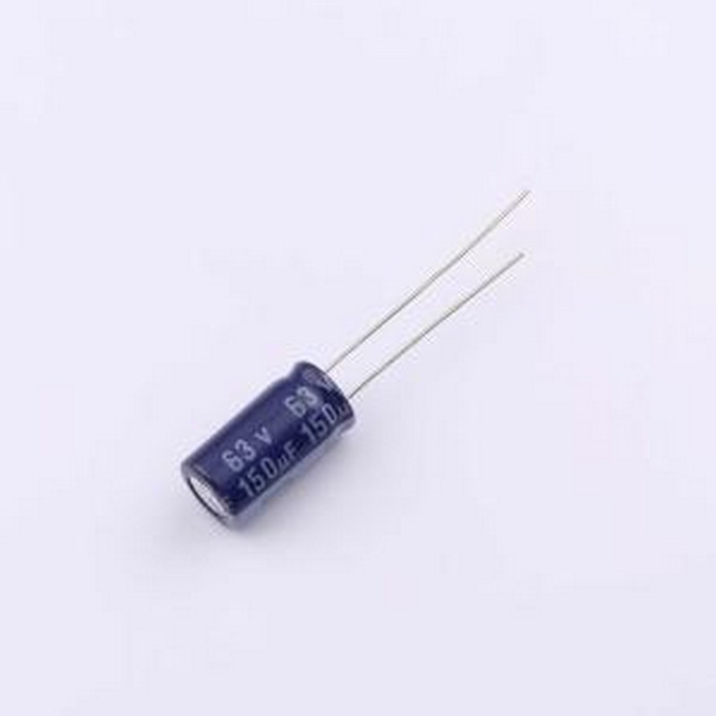 CJ151MH816B3 直插铝电解电容 PSR 150uF63V 8x16 插件,D8xL16mm