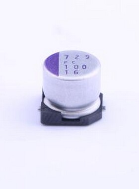 16SVPC100M 固态电容 100uF ±20% 16V SMD,D6.3xL5.9mm