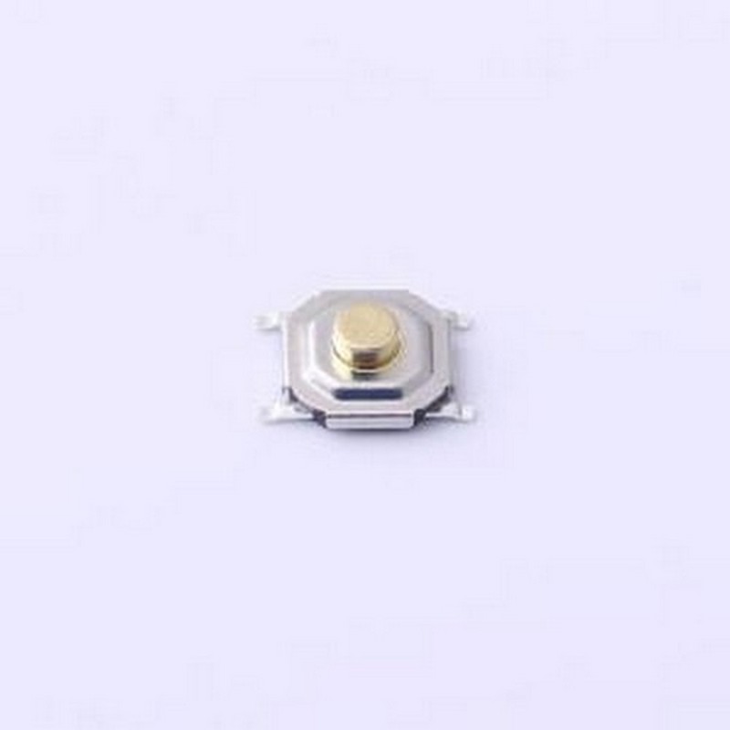 YTS1H0052DMG00 轻触开关 5.2*5.2*2mm 立贴 轻触开关 SMD