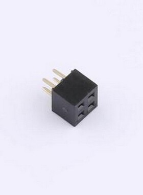 CSFA201-0202A001R1AC 排母 2x2P 间距:2mm 直插 插件,P=2mm