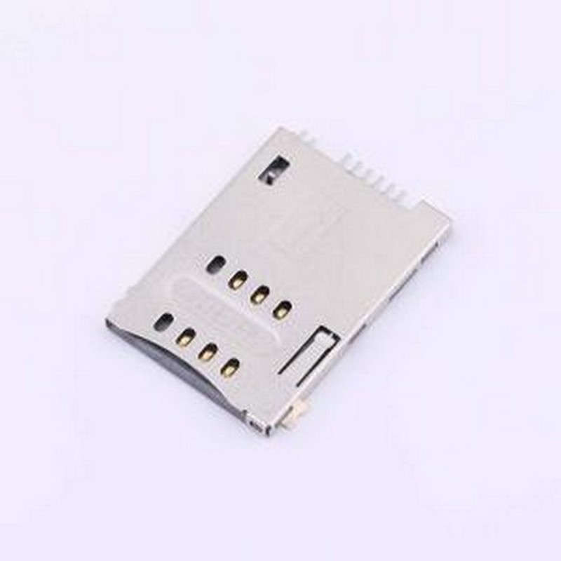 C7020-02 SIM卡连接器 自弹式 卡座 SMD