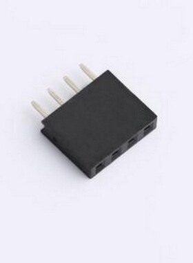 IPCP254F04PB08V 排母 1x4P 间距:2.54mm 直插 插件,P=2.54mm