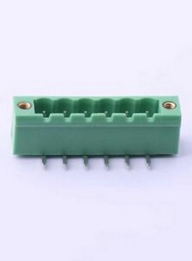 DB2ERMF-5.08-6P-GN 插拔式接线端子 5.08mm 1x6P 排数:1 每排P数