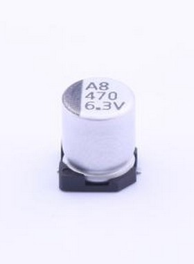 VE-471M0JTR-0607 贴片型铝电解电容 470uF ±20% 6.3V SMD,D6.3x