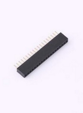 PM1.27-UP1D-19A 排母 1.27FH H4.3 1x19Pin 180度W2.1 U型 PC2.4