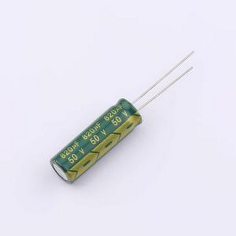 CD288H1HM821G300T 直插铝电解电容 820uF ±20% 50V 插件,D10xL3