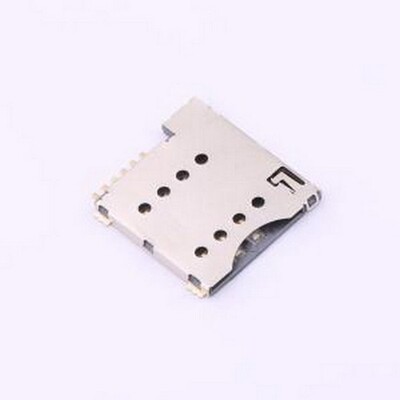 ZX-MSIM-481.35J-Z6 SIM卡连接器 自弹式 MicroSIM卡 卡座 SMD