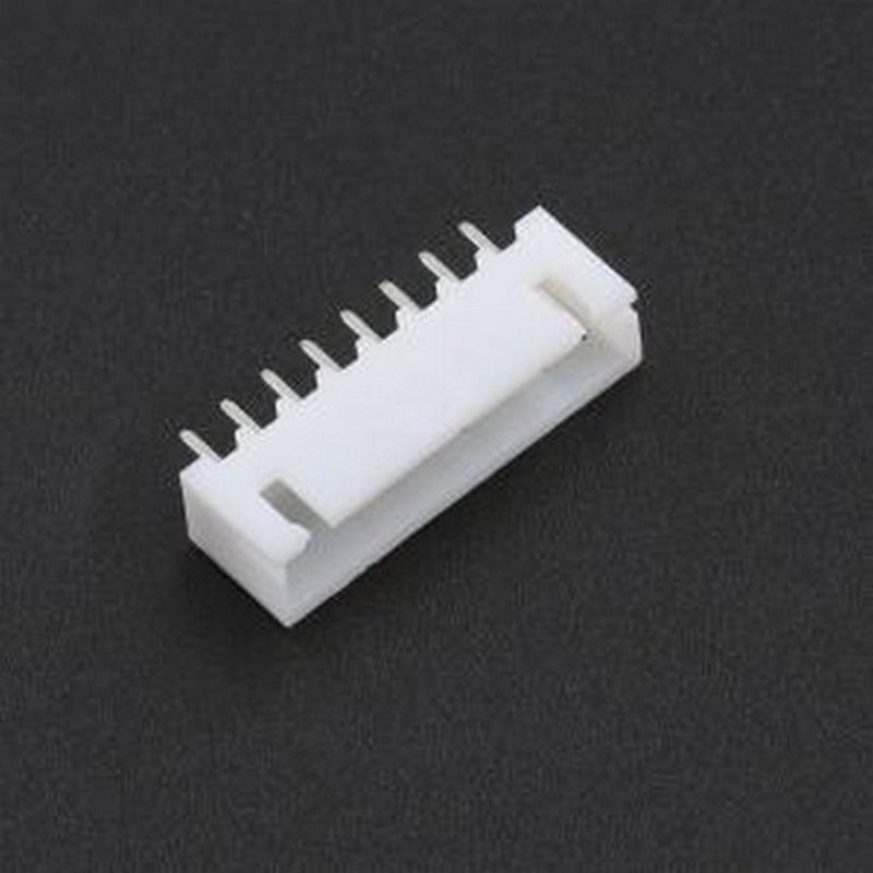 XD-XH-8A-G 线对板针座 1x8P 间距:2.54mm 直插 系列:XH 插件,P=2