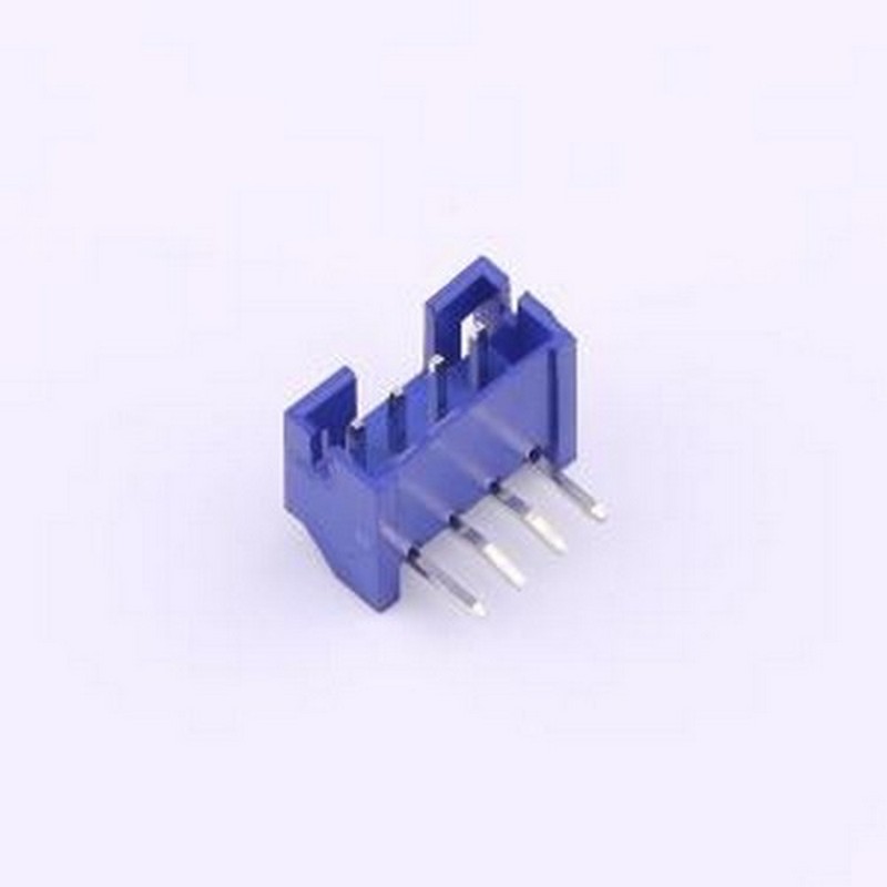 HC-PH-4AWD-L-K-10 线对板针座 1x4P 间距:2mm 弯插 系列:PH 弯插