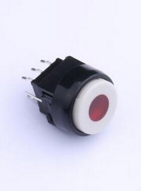 K6-6136D-N1-02 轻触开关 红色无锁带灯开关 插件