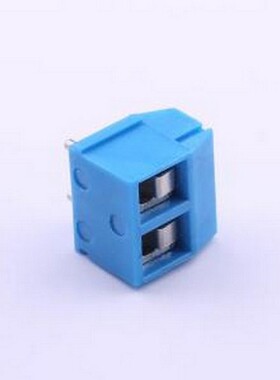 DB301R-5.0-2P-BU-S 螺钉式接线端子 5mm 1x2P 排数:1 每排P数:2