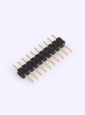 GPFA104-1002A003R1BA 排针 1x10P 间距:2mm 方针 直插 插件,P=2m