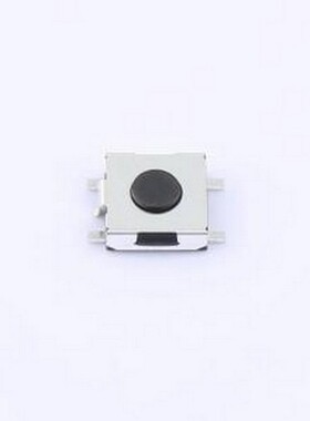 TVEF02-E025BB-R 轻触开关 6.2X6.2/平脚/2.5H/180gf/全黑/接地/