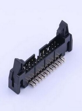 X9555WR-2x12A-PTV01 IDC刺破式连接器(牛角/简牛) PBT料,黑色,长