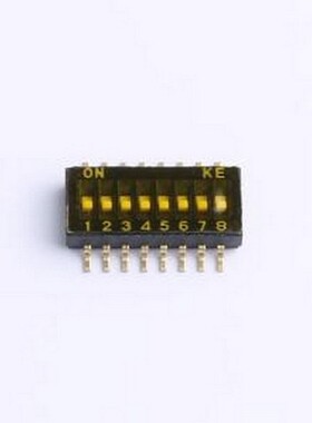 DSP-DSHP08TSGET 拨码开关 德崧1.27系列拨码开关 SMD-16P,11.7x5