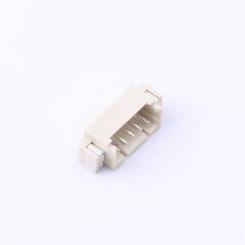 HC-1.25-5PWT 线对板针座 1x5P 间距:1.25mm 卧贴 SMD,P=1.25mm,