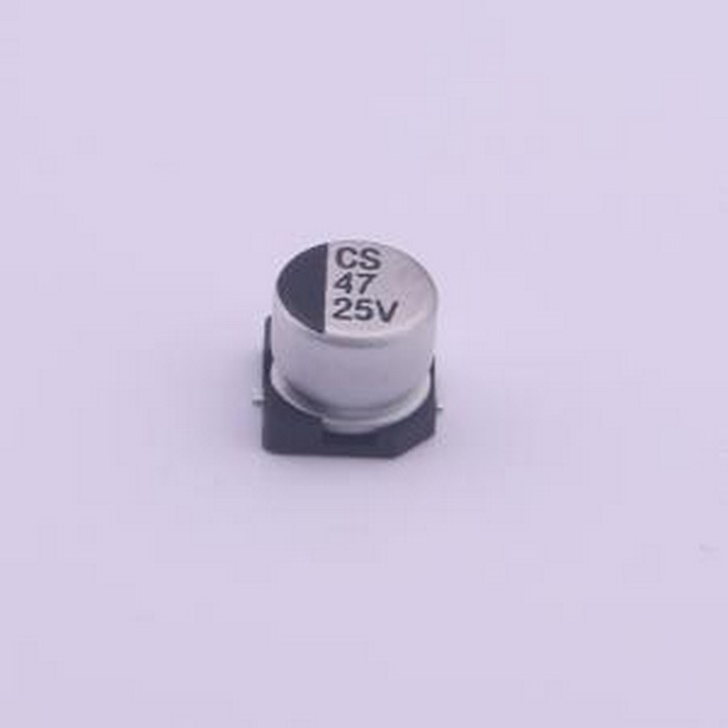 CS1E470M-CRE54 贴片型铝电解电容 47uF ±20% 25V SMD,D6.3xL5.4
