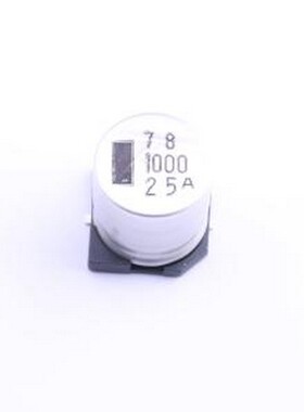 25CE1000AX+D 贴片型铝电解电容 1000uF ±20% 25V SMD,D12.5xL13