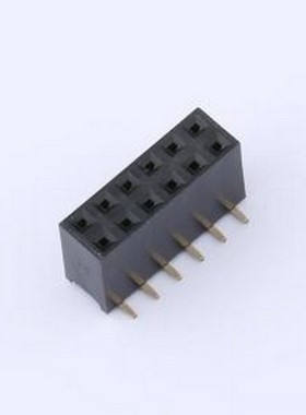 CSHC205-0602A001R1AA 排母 2x6P 间距:2.54mm 立贴 SMD,P=2.54mm