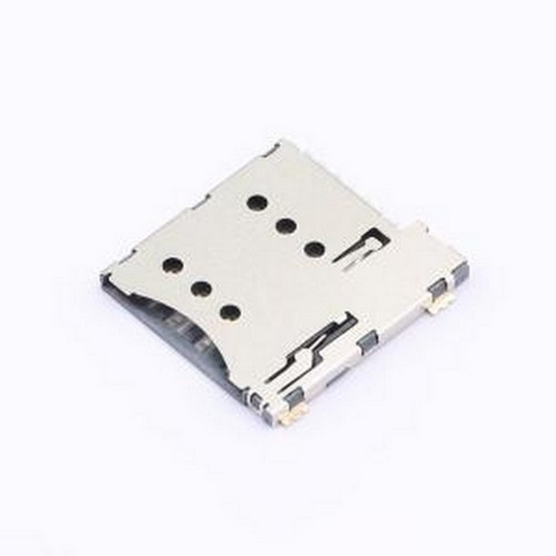 SIM202-ZYB7AH1.35 SIM卡连接器 自弹式 MicroSIM卡 卡座 SMD