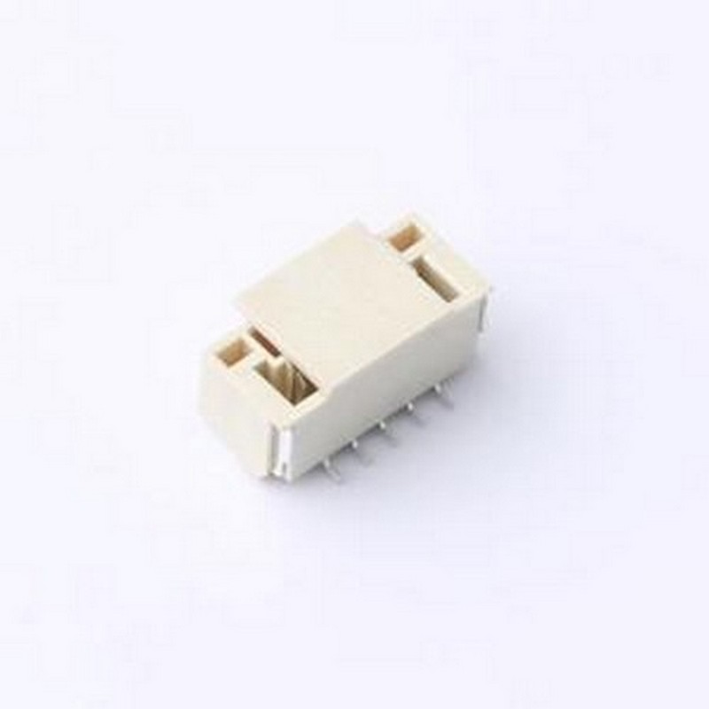 XY-GH1.25-5A51 线对板针座 间距:1.25mm 1x5P 立贴 带扣 SMD,P=1