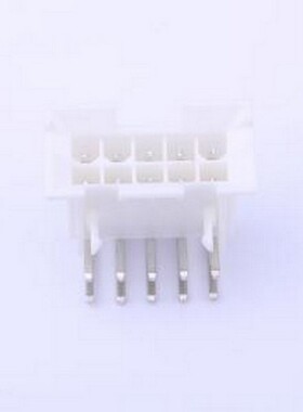 X9357WR-2x05B-N0SN 线对板针座 2x5P 间距:4.2mm 弯插 弯插,P=4.