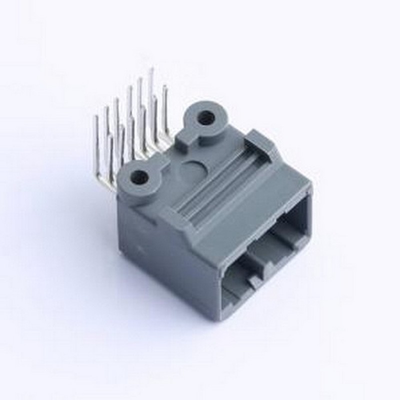 HC-QB-2*6AW-05 线对板针座 2x6P 间距:2.2mm 弯插 弯插,P=2.2mm(