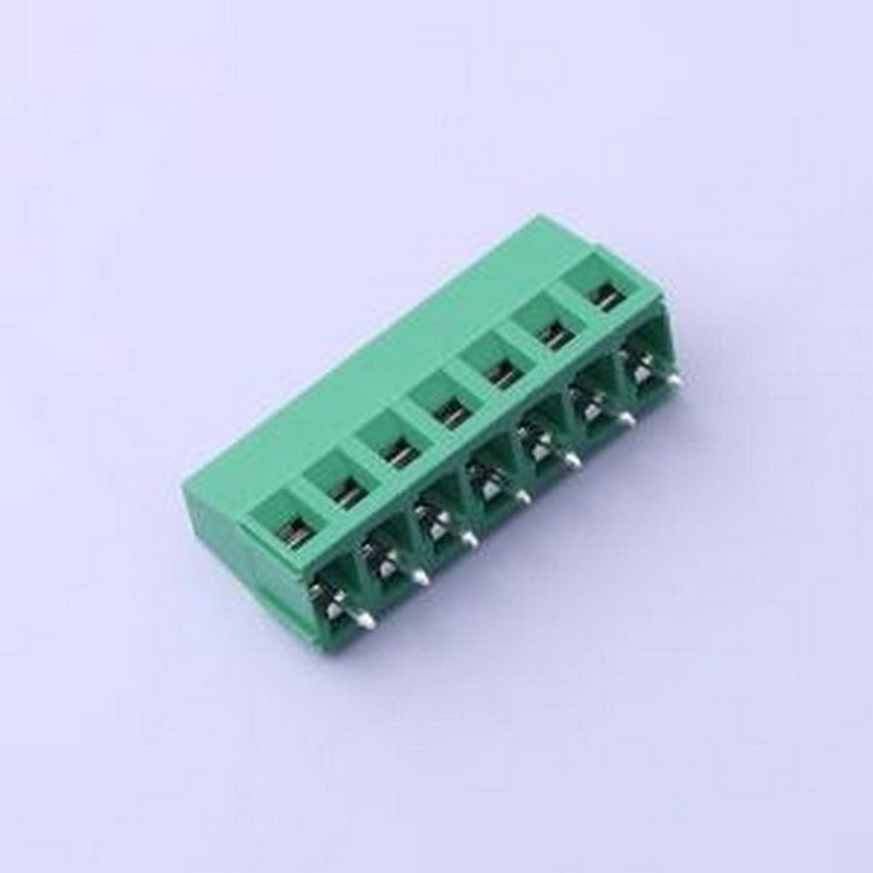 MX128-5.0-07P-GN01-Cu-Y-A 螺钉式接线端子 1x7P 5mm 直插 排数: