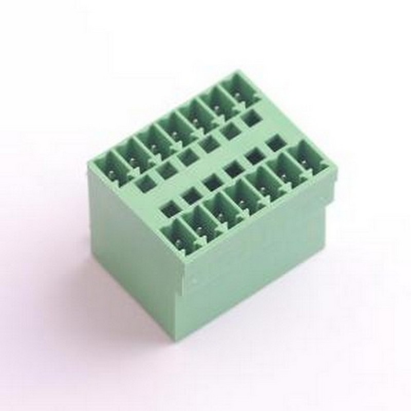 JL15EDGRH-38114G01 插拔式接线端子 2x7P 3.81mm 排数:2 每排P数