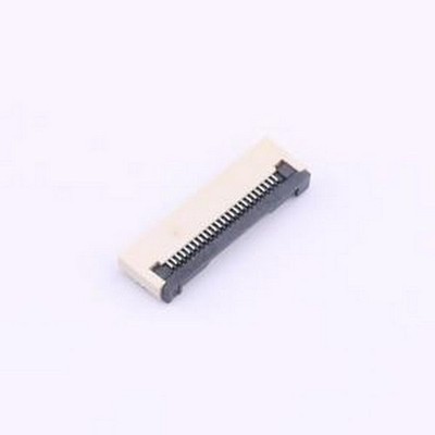 FPC06-Q0.5-25AH2.0 FFC/FPC连接器 间距:0.5mm P数:25P 翻盖式