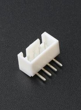 KH-A2504-04AW 线对板针座 间距:2.54mm 1x4P 白色 插件,P=2.5mm