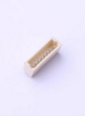 X1002WRS-08E-LPSWHF 线对板针座 1x8P 间距:1mm 卧贴 SMD,P=1mm,