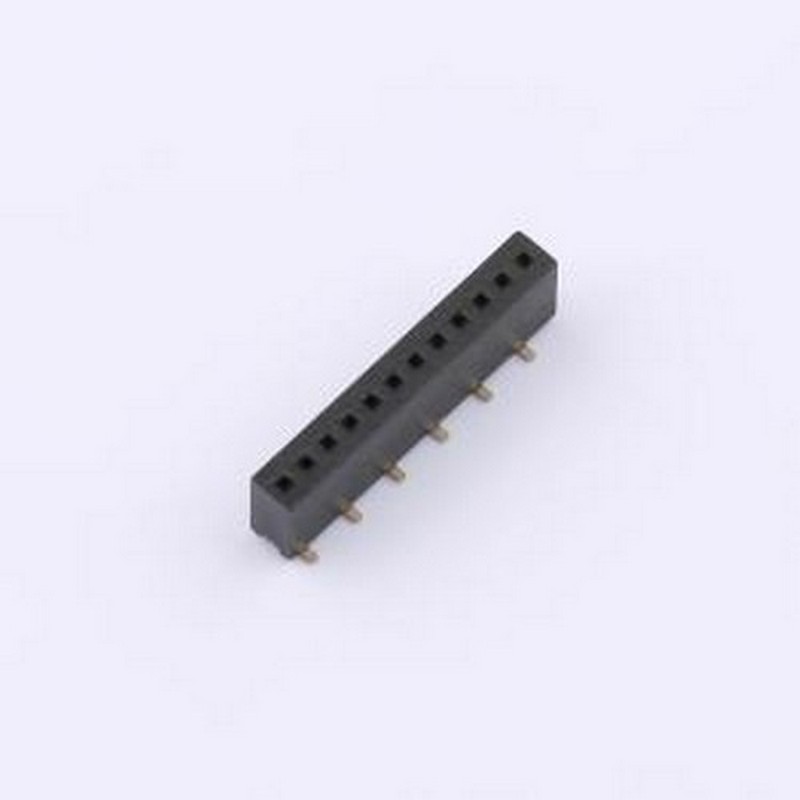 ZX-PM1.27-1-12PU-W 排母 1.27FH H4.3 1x12Pin SMT W2.1U型 PC3.