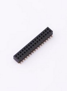 ZX-PM1.0-2-16PU-W 排母 1.0FH H2.0 2x16Pin SMT W2.5U型PC3.8 P