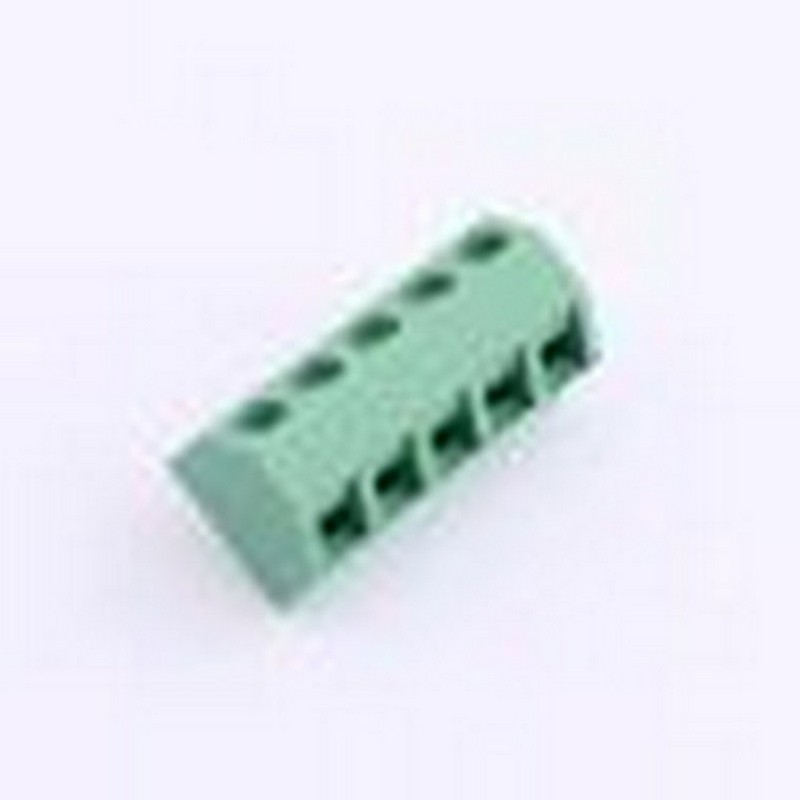 MX127S-5.08-05P-GN01-Cu-Y-A 螺钉式接线端子 1x5P 5.08mm 直插