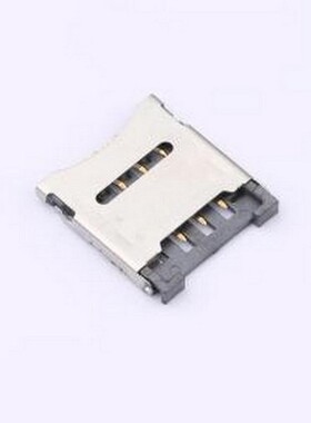 MICRO-SIM-0006-H18-P SIM卡连接器 翻盖式 MicroSIM卡 卡座 SMD