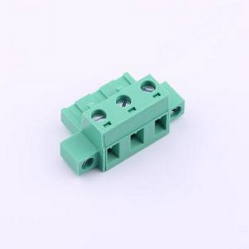 MX2EDGKM-7.62-03P-GN01-Cu-Y-A 插拔式接线端子 螺丝固定 1x3P 7