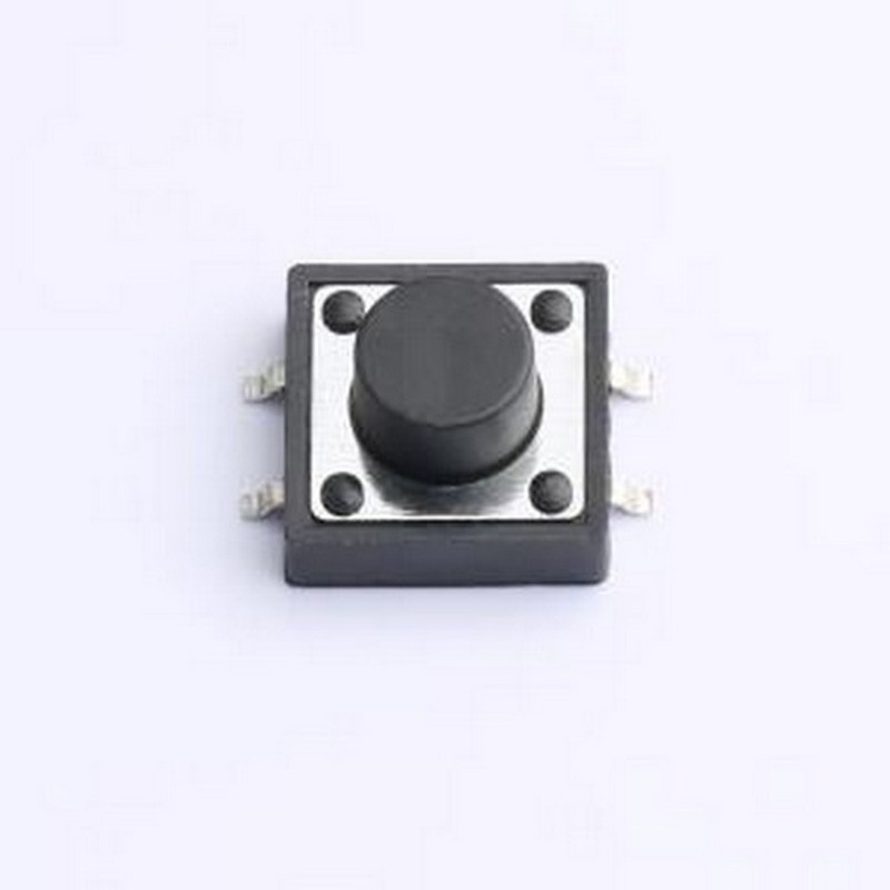 TD-1212SR-7.0H-250 轻触开关 12*12*7.0mm 立贴 轻触开关 SMD,12