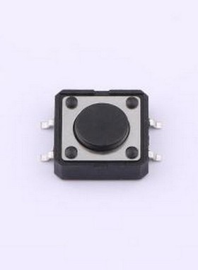 TS1243TP 250gf 009 轻触开关 12*12*4.3mm 立贴 轻触开关 SMD-4P