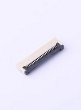 KH-FG0.5-H2.0-29PIN FFC/FPC连接器 间距:0.5mm P数:29P 翻盖式