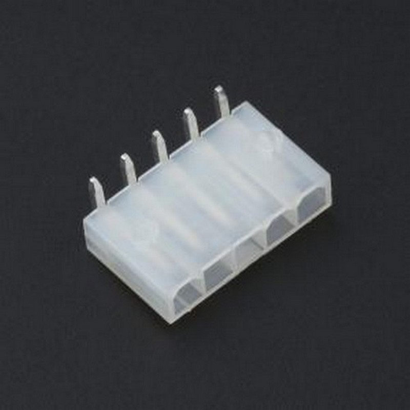 XD-5557-5AWD 线对板针座 1x5P 间距:4.2mm 弯插 弯插,P=4.2mm