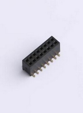 HC-PM127-4.3H-2x8PS 排母 间距1.27mm 2x8Pin 立贴 PC4.8 PB4.6