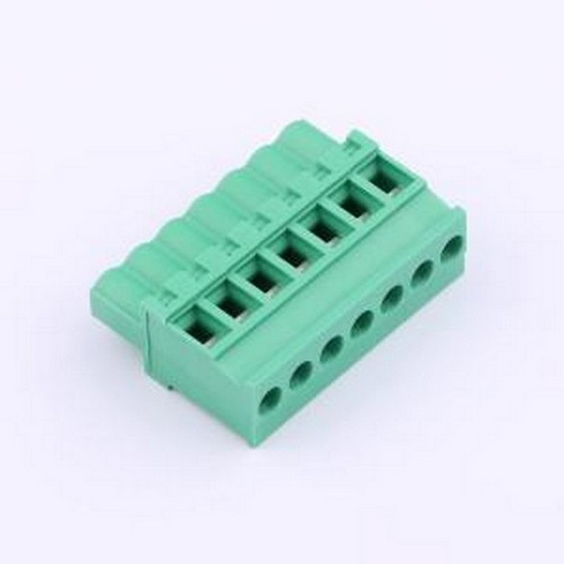 MX2EDGKB-5.08-07P-GN01-Cu-Y-A 插拔式接线端子 1x7P 5.08mm 排