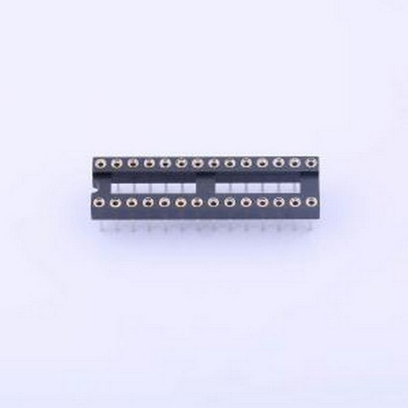 7110-30128SS0074T1 IC/晶体管插座 间距2.54mm P数:28P 圆孔 DIP