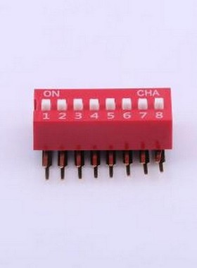 DA-08 拨码开关 DA-08 红色 插件