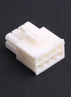 HX41405-8P 胶壳(线对板/线对线) 2x4P 4.14mm 白色 P=4.14mm